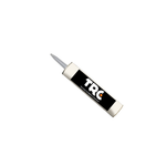 A tube of sealant, at an angle, with a pointed nozzle, and the TRC logo along the tube.